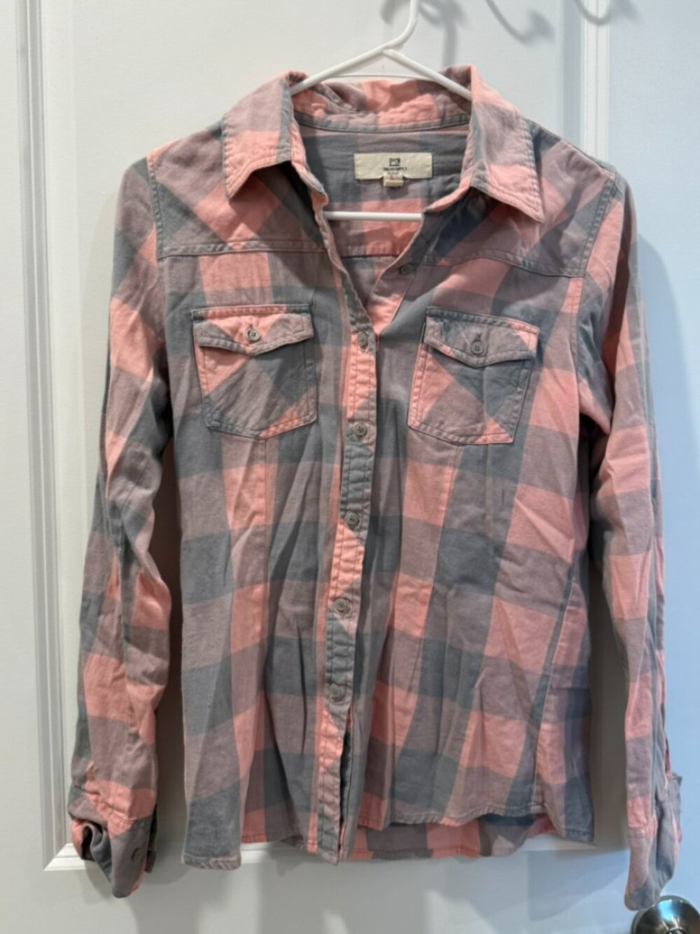 Thread and Supply Button Down Plaid Shirt